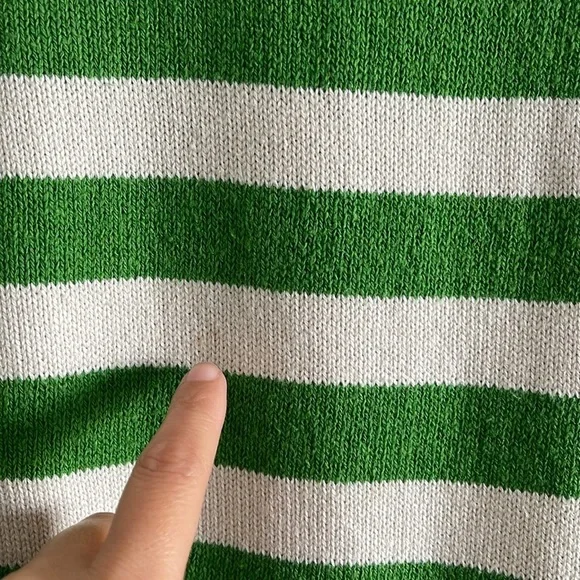 Juicy Couture Woman’s Stripped Sweater Top Size Small - Picture 3 of 6